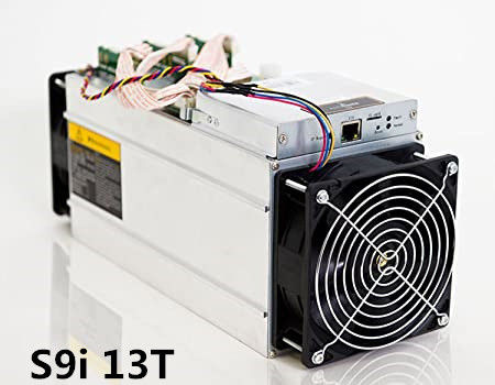 مستطيل S9i 13t 1290W Antminer Bitcoin Miner