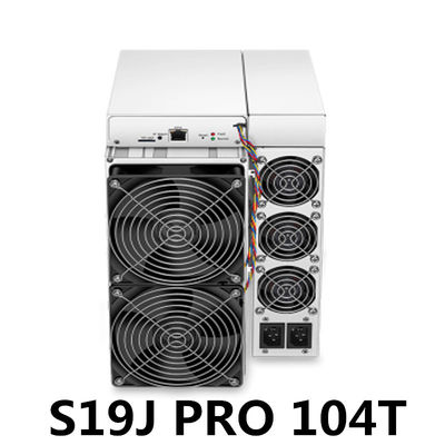 S19j PRO 104T 3250w Antminer Bitcoin Miner 128MB DDR5 ASIC آلة التعدين