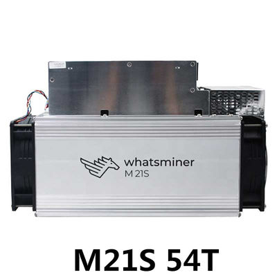 مستعمل Asic Whatsminer M21S 54Th 3240W SHA256 مستعمل Microbt Miner