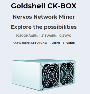 Goldshell Miner CK box Miner CKB Miner Machine 215W ضجيج منخفض