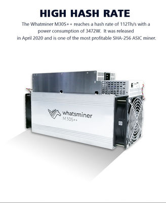 مدخل HDMI 3472W Asic Whatsminer M30S + BTC Bitcoin Miner