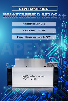 مدخل HDMI 3472W Asic Whatsminer M30S + BTC Bitcoin Miner