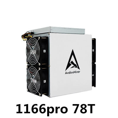 آلة تعدين Canaan A1166 Pro 75T Avalon Bitcoin ASIC 78T 3276W BTC